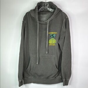 Astroworld Made By Humans Travis Scott Grey Hooded Sweatshirt Medium